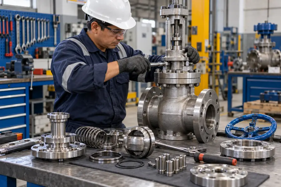 Reparación de válvulas industriales en Perú